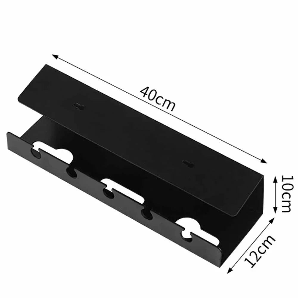 Under Desk Cable Management Tray - No Drill Clamp Mount