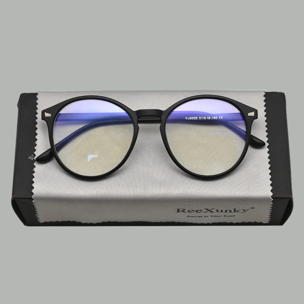 Blue Light Blocking Glasses - Classic Round Anti-Radiation