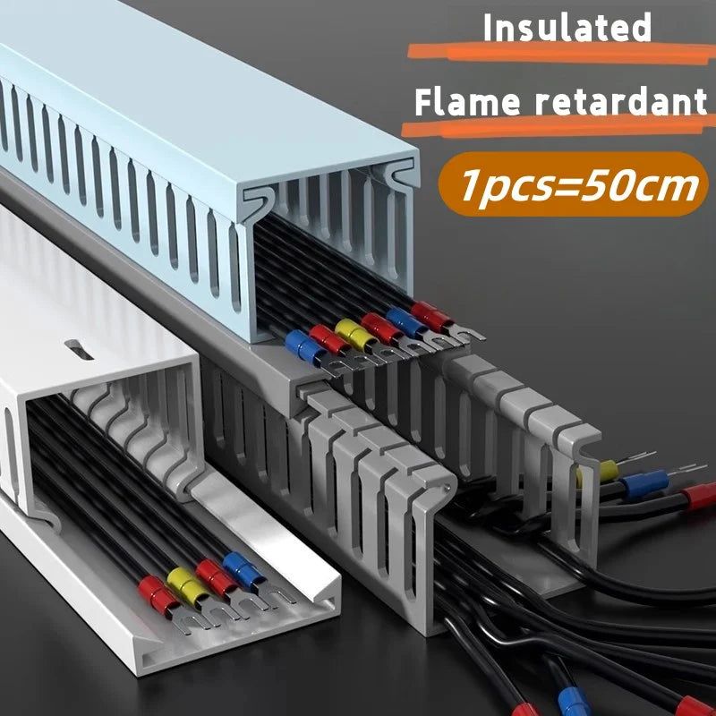 Flame Retardant Cable Raceway - Under Desk Wire Channel
