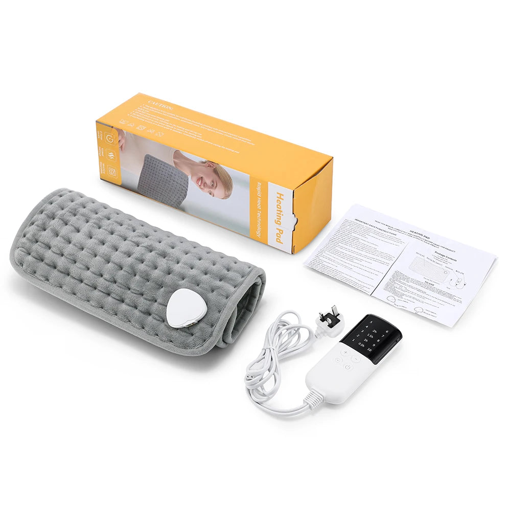Electric Heating Pad - 9 Heat Levels for Back & Leg Relief