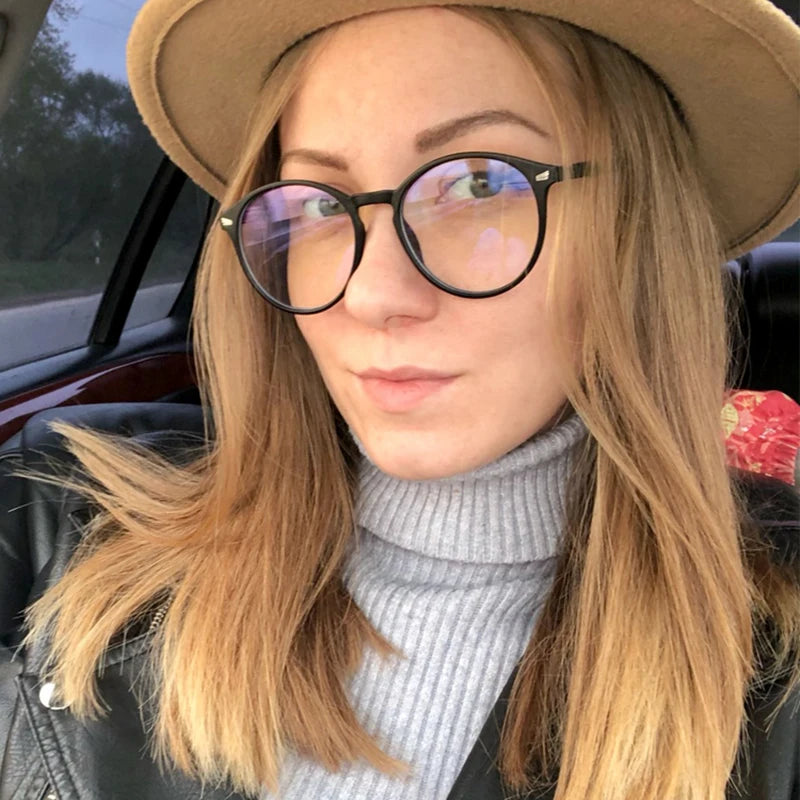 Blue Light Blocking Glasses - Classic Round Anti-Radiation