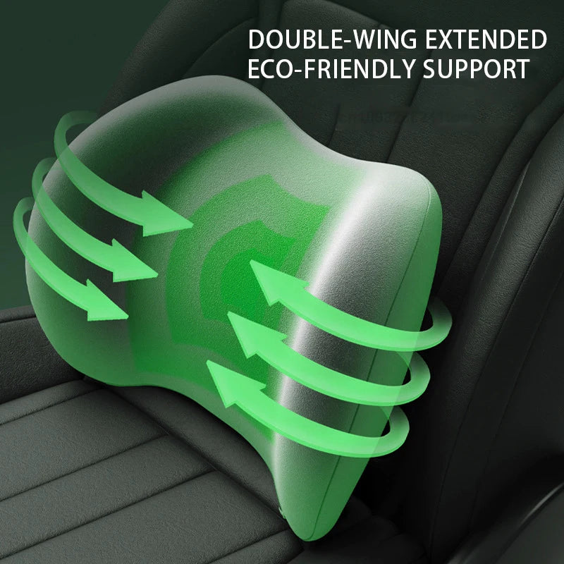 Ergonomic Memory Foam Lumbar Support Pillow