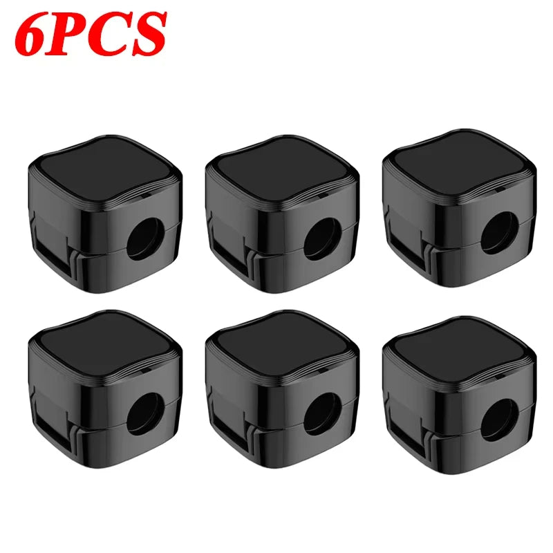 Adhesive Magnetic Cable Organizer Clips - 12 Pack