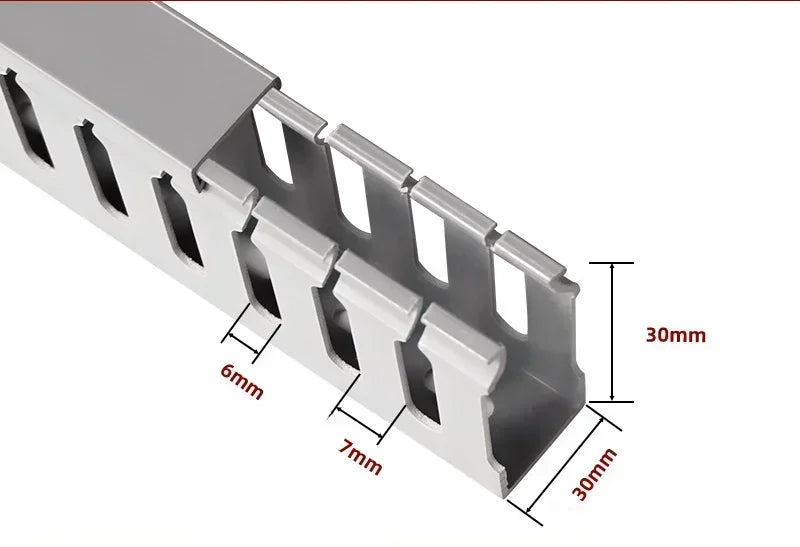 Flame Retardant Cable Raceway - Under Desk Wire Channel