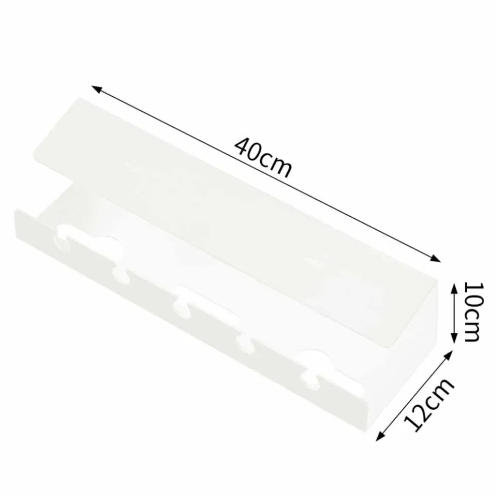Under Desk Cable Management Tray - No Drill Clamp Mount