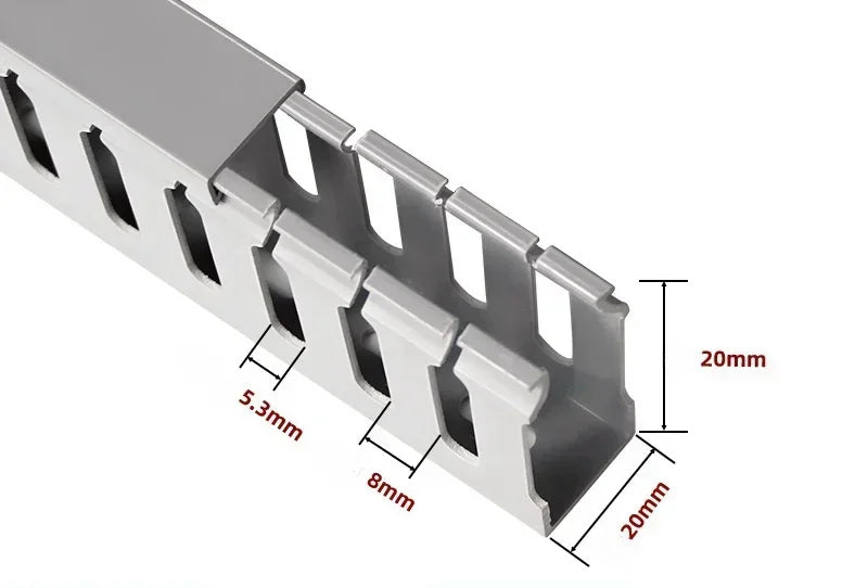 Flame Retardant Cable Raceway - Under Desk Wire Channel