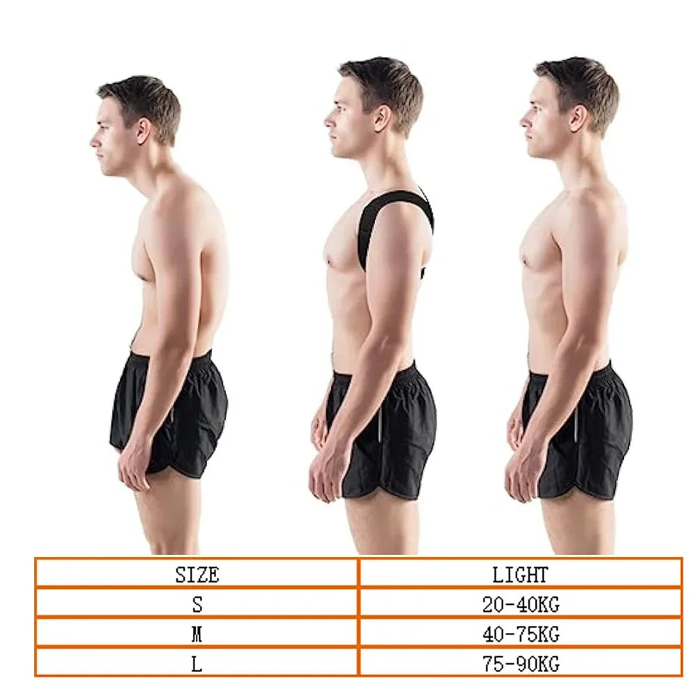 Adjustable Posture Corrector - Upper Back Support Brace