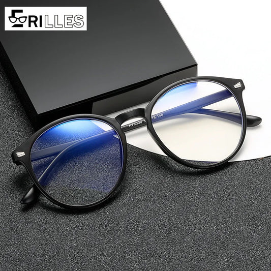 Blue Light Blocking Glasses - Classic Round Anti-Radiation