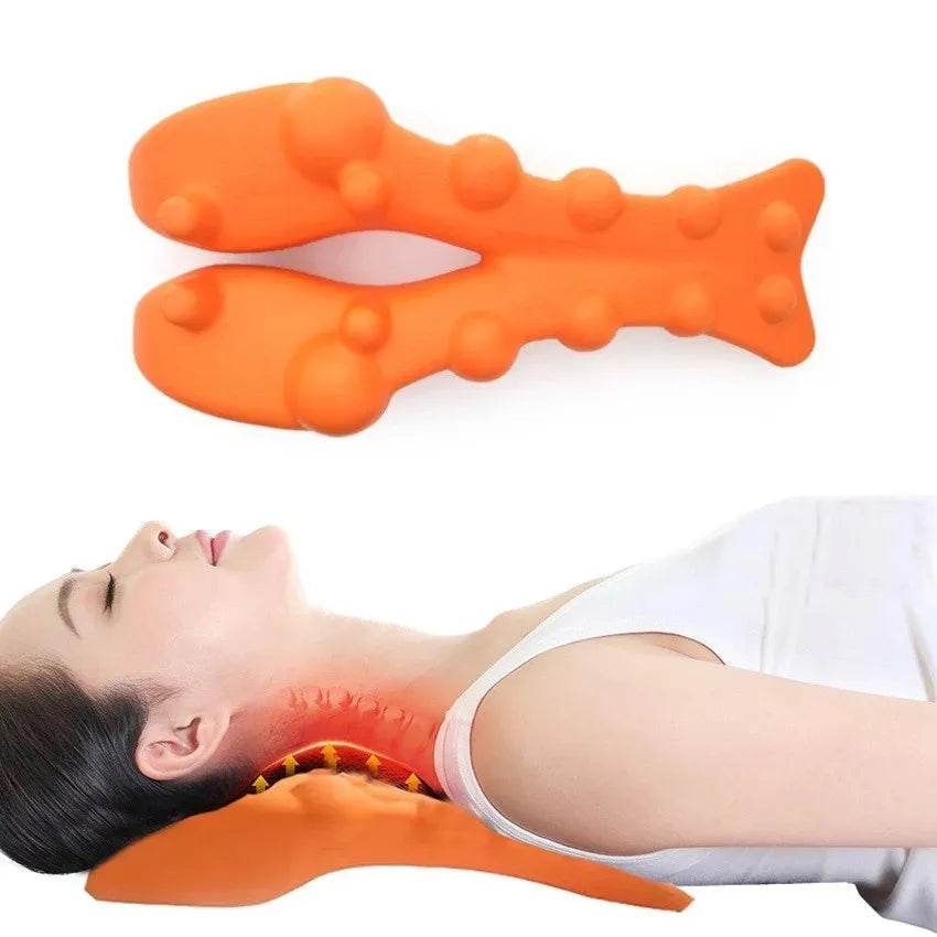 Cervical Neck Stretcher - Trigger Point Massage & Traction Device