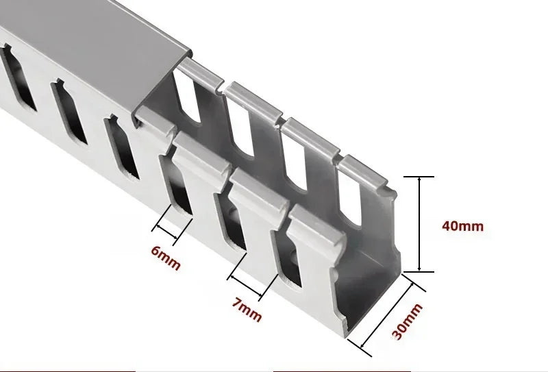 Flame Retardant Cable Raceway - Under Desk Wire Channel