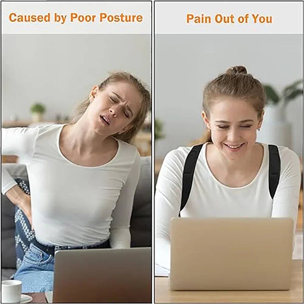 Adjustable Posture Corrector - Upper Back Support Brace