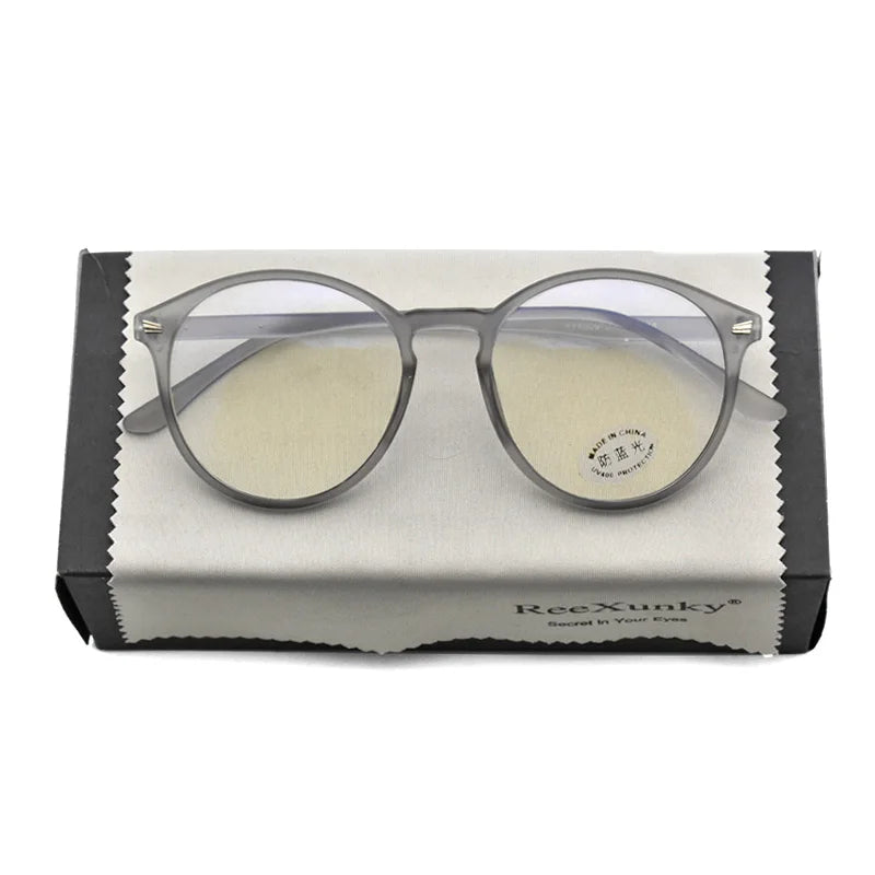 Blue Light Blocking Glasses - Classic Round Anti-Radiation