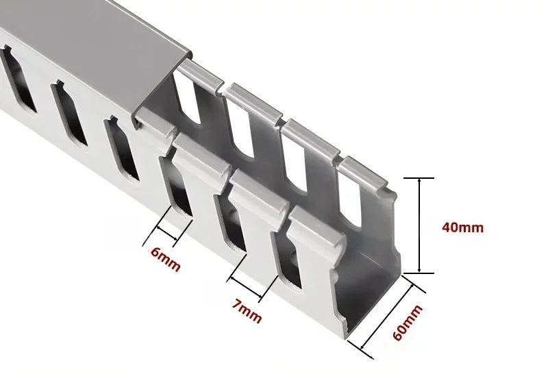 Flame Retardant Cable Raceway - Under Desk Wire Channel